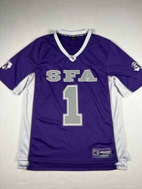 Colosseum Stephen F. Austin Lumberjacks Purple Football Fan Jersey Mens Size L